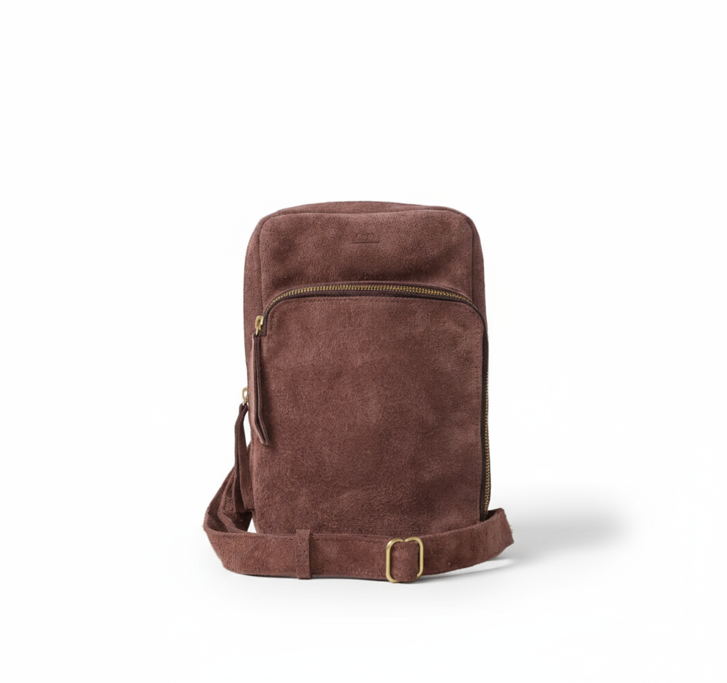 Suede Sling Bag