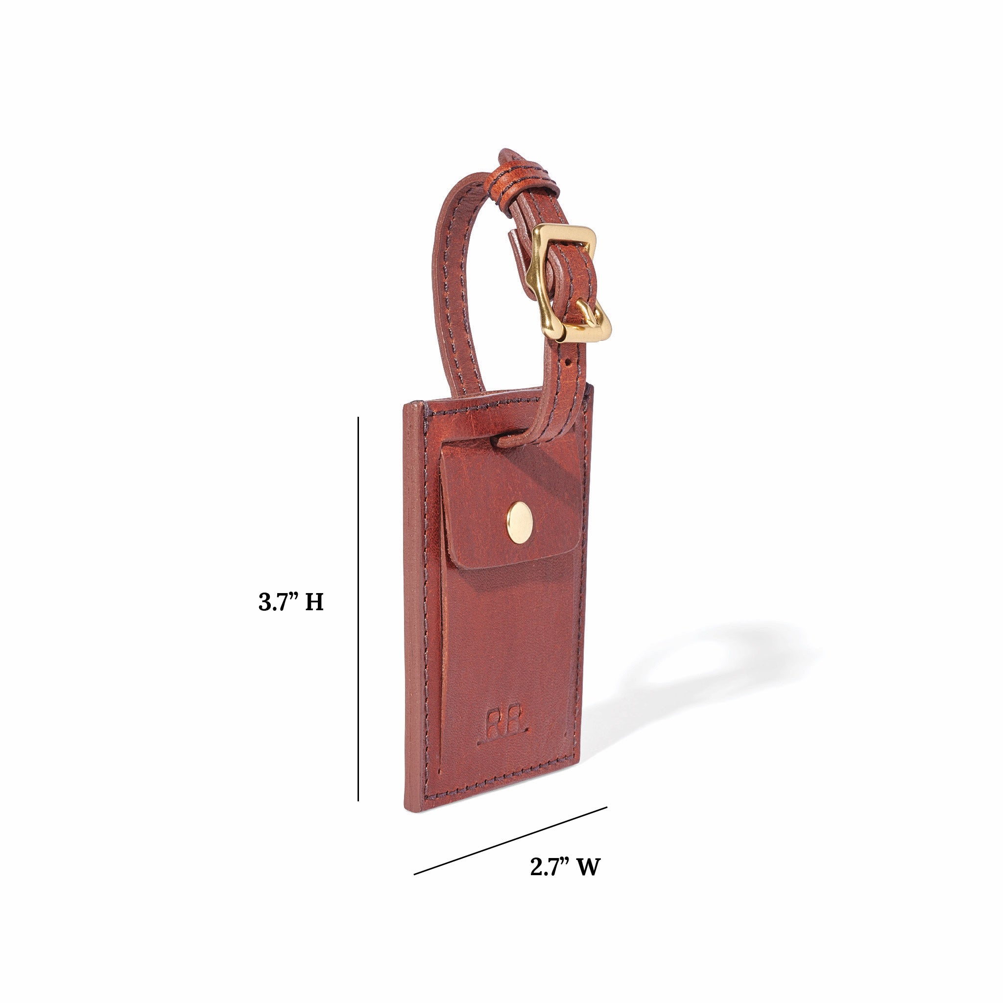RR Leather Luggage Tag