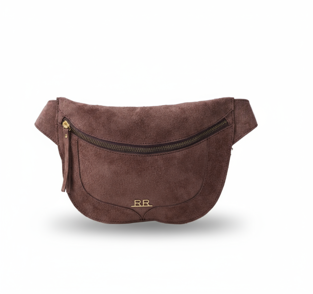 Coyseio SUEDE BELT BAG BROWN ウエストポーチ The RR Suede Belt Bag | Convertible Crossbody Bag