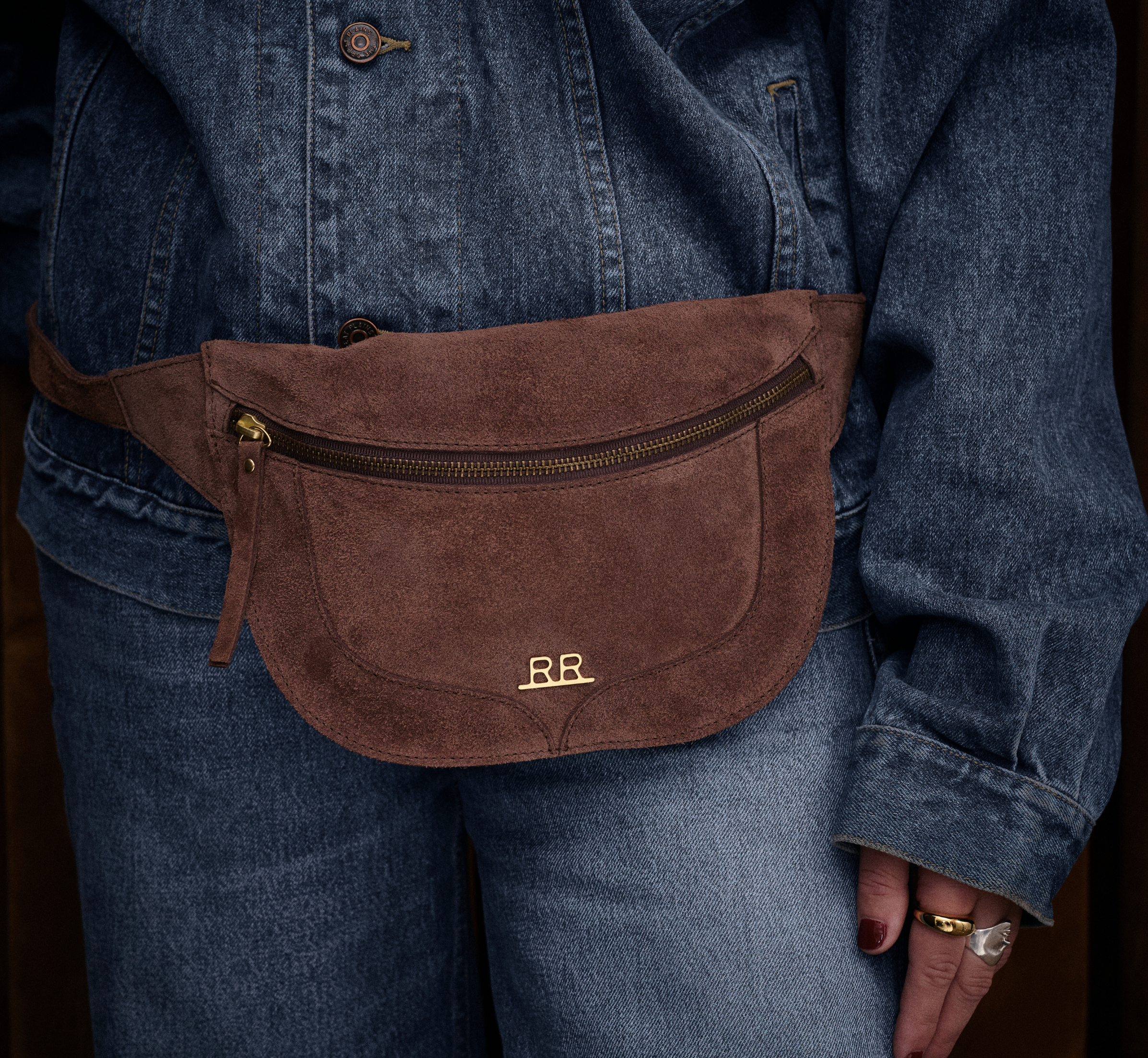 RR Suede Belt Bag