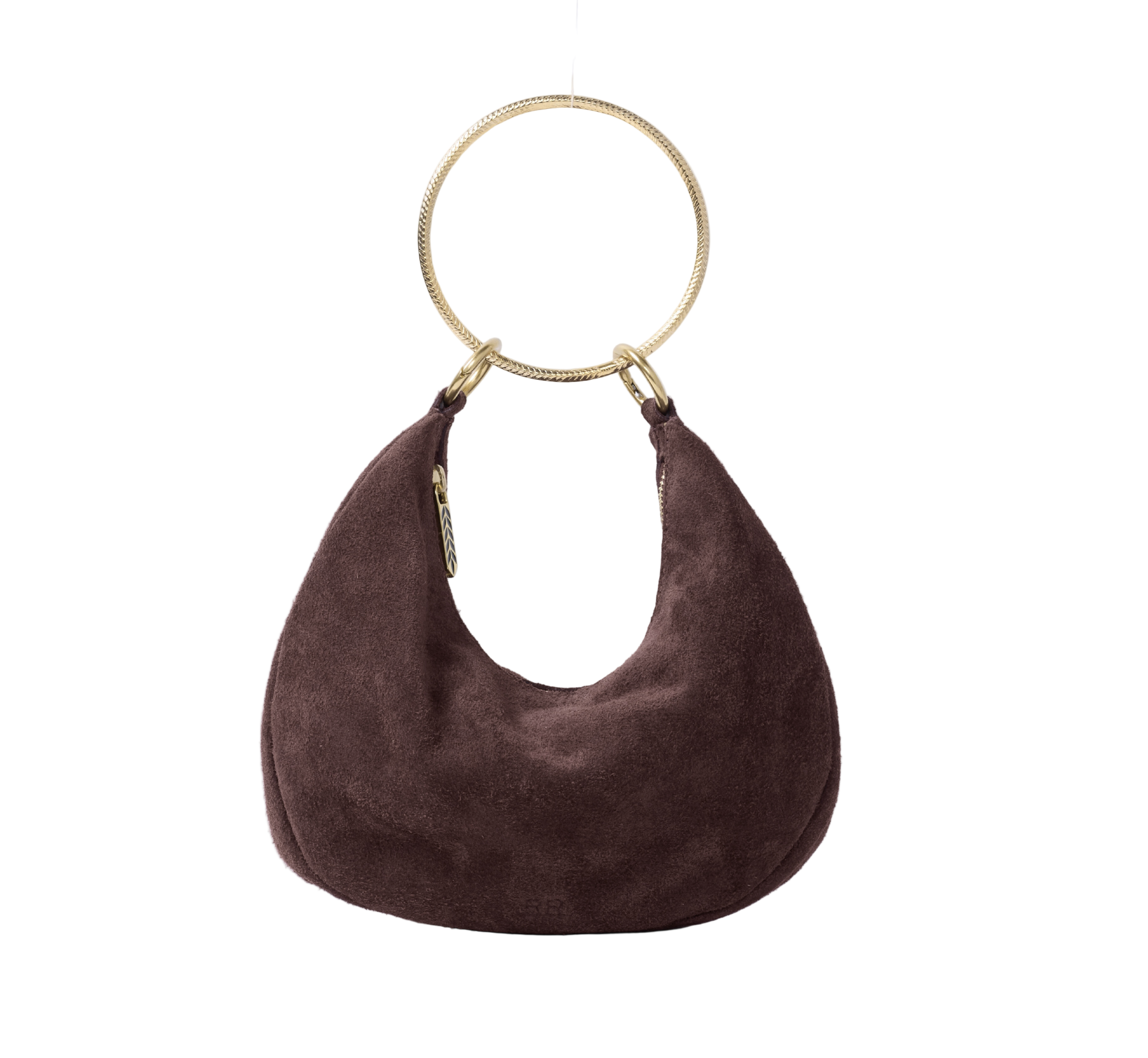 Suede Dumpling Bag