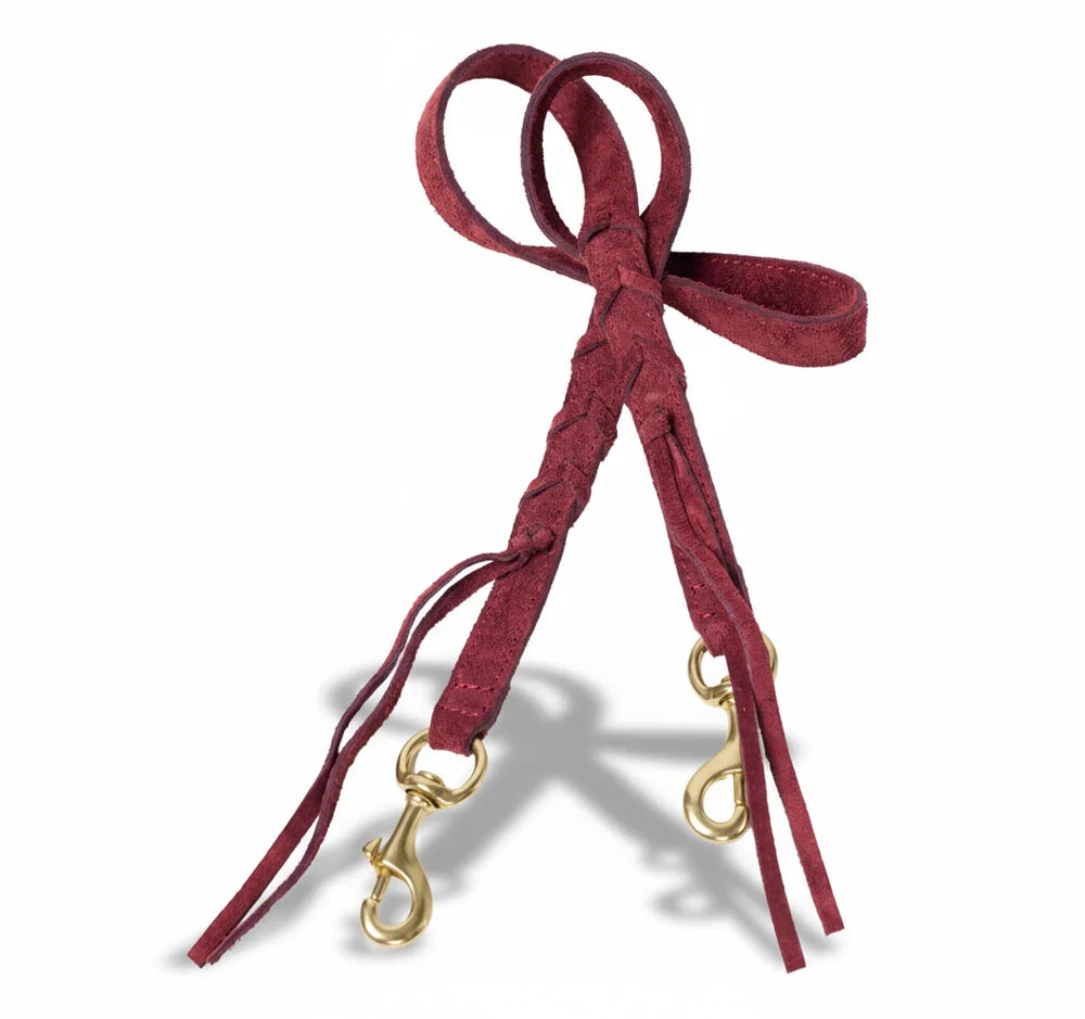 The Suede Dumpling Bag & Whipstitch Strap