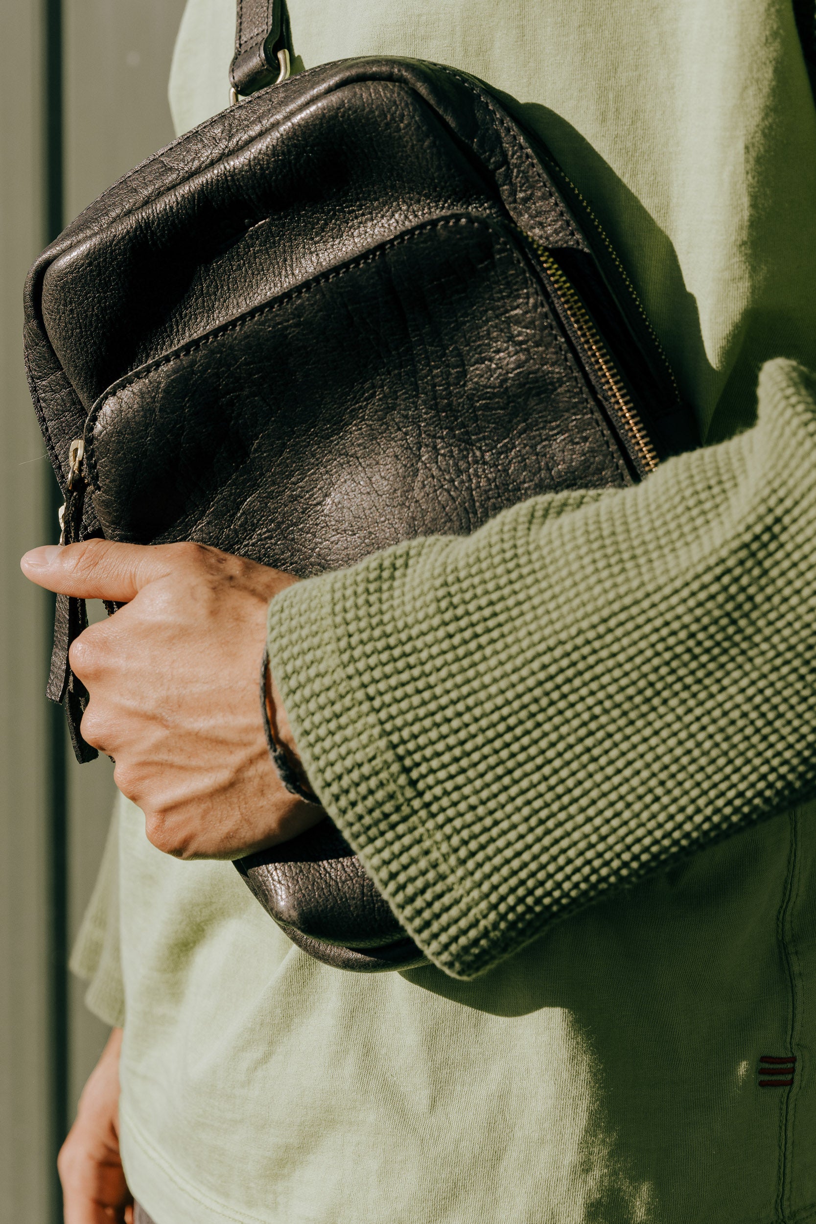 Leather Sling Bag | Crossbody Bag