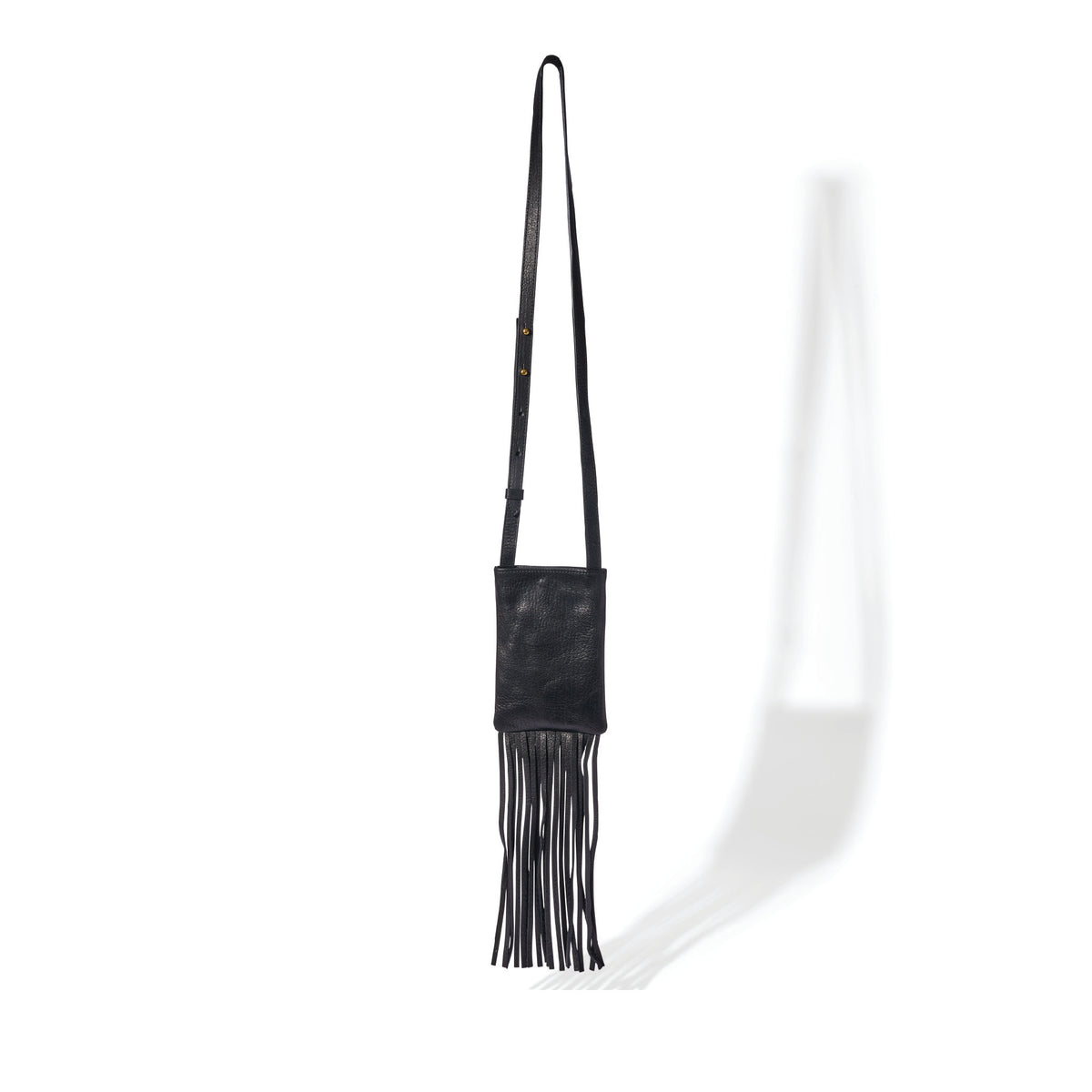 black leather fringe backpack Range Revolution Fringe Phone Bag – Leather Crossbody with Fringe